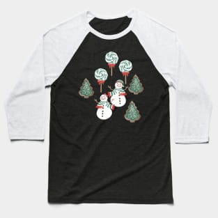 Snowman Parade Baseball T-Shirt